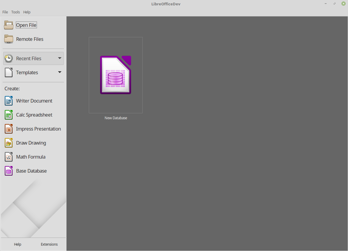 Швидкий запуск LibreOffice